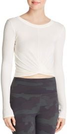 Alo Yoga Twist-Front Top at Bloomingdales